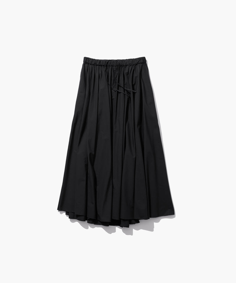 NATURAL DYED COTTON LAWN | GATHERED SKIRT – ATON | エイトン