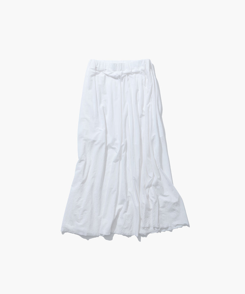 SHRINK FRESCA JERSEY | GATHERED SKIRT – ATON | エイトン