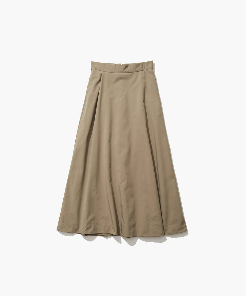 VINTAGE NYLON TWILL | FLARED SKIRT