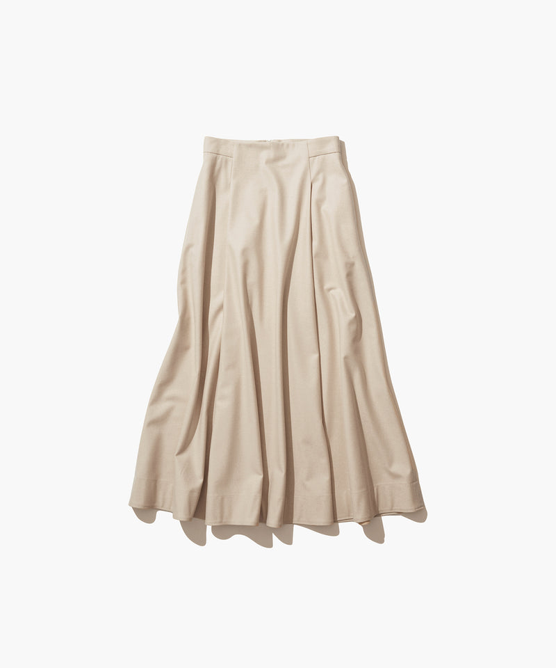 MERINO COLLEGE FLANNEL | FLARED SKIRT