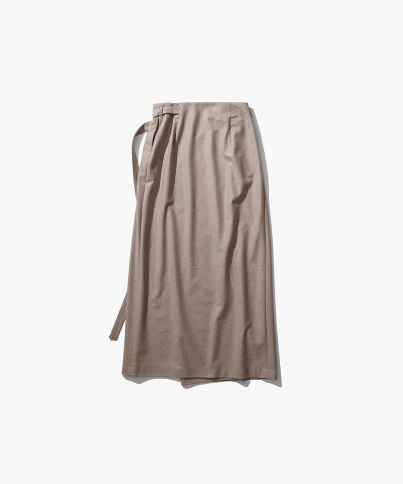 MERINO COLLEGE FLANNEL | WRAP SKIRT