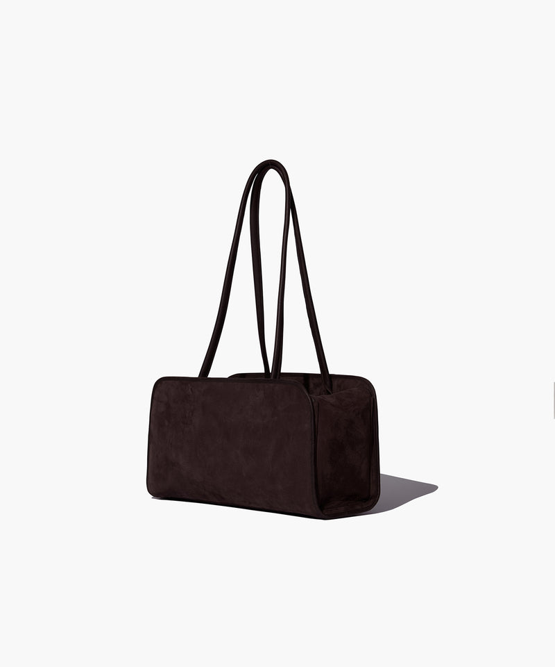 BULLHIDE NUBUCK LEATHER | EAST-WEST SHOULDER BAG
