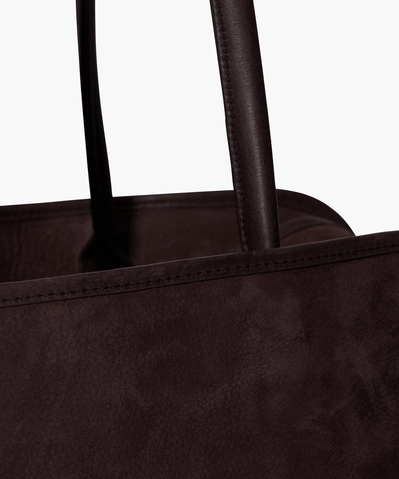 BULLHIDE NUBUCK LEATHER | EAST-WEST SHOULDER BAG