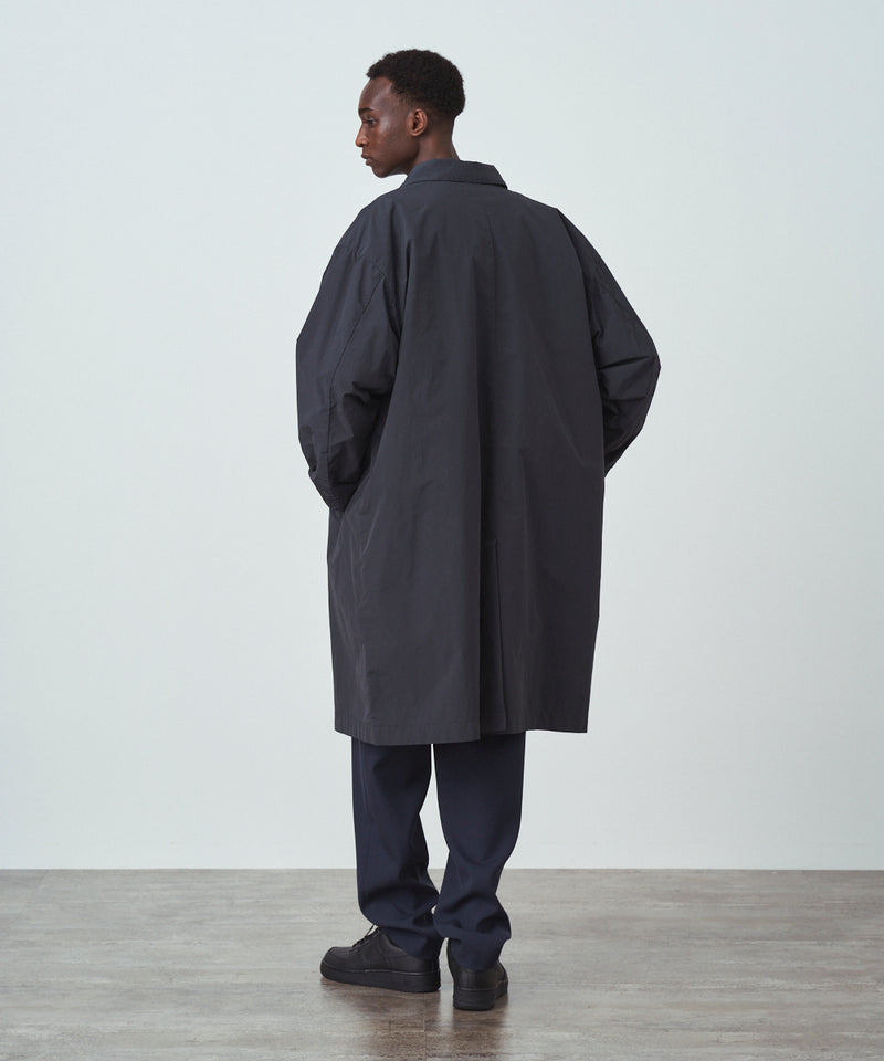 ATON Dope dye nylon BALMACAAN COAT