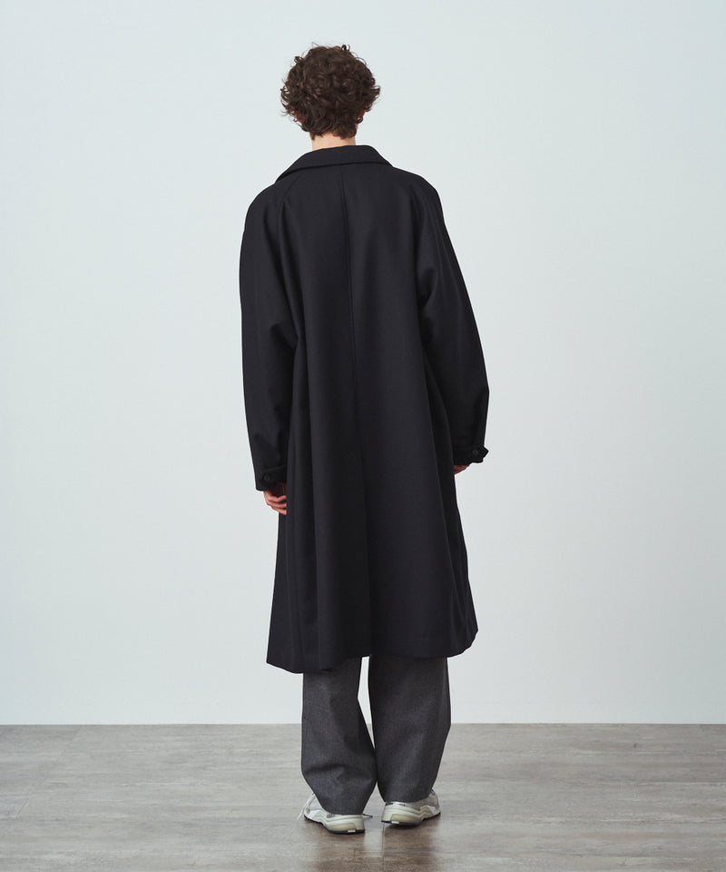 SUPER 160S DOUBLE SAXONY | BALMACAAN COAT – ATON | エイトン