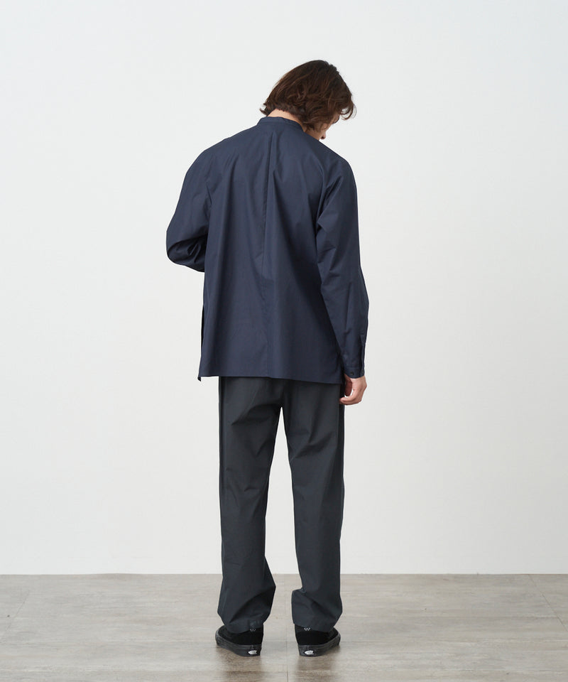 SUVIN BROAD | BAND COLLAR SHIRT – ATON | エイトン