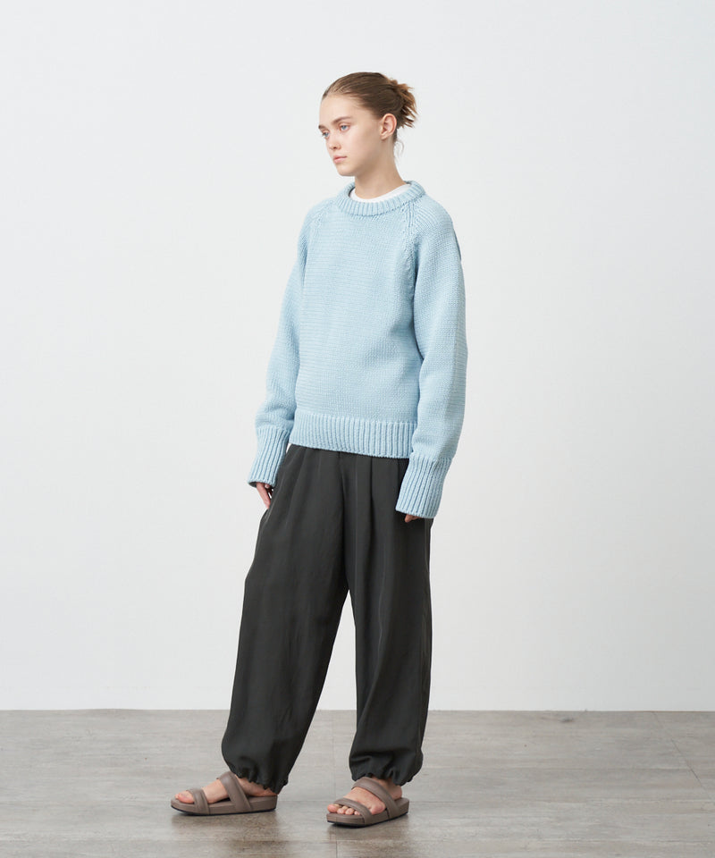 KYOTO TSURIZOME SILK | EASY WIDE PANTS