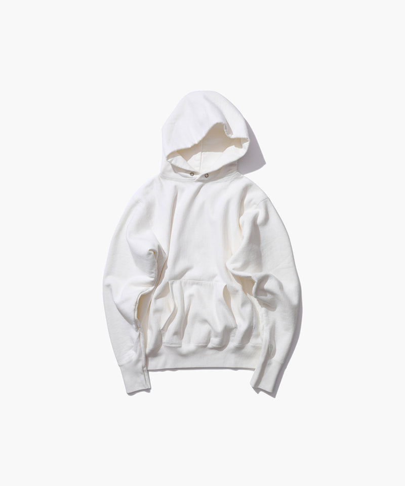 ATON NATURAL GARMENT DYE URAKE HOODIE-