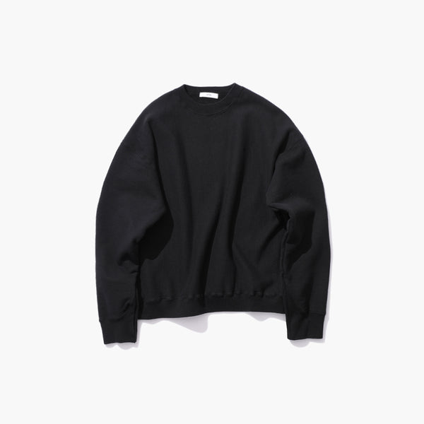 ATON SUVIN GARMENT DYE CREWNECK PULLOVER