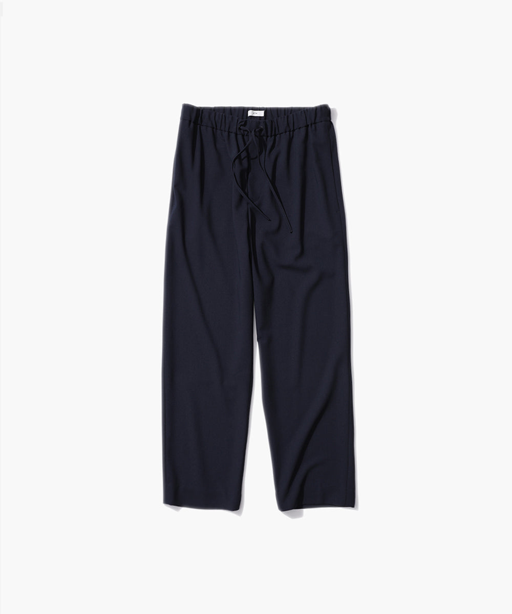 ATON Washed Cashmere Wide Tapered Pants-