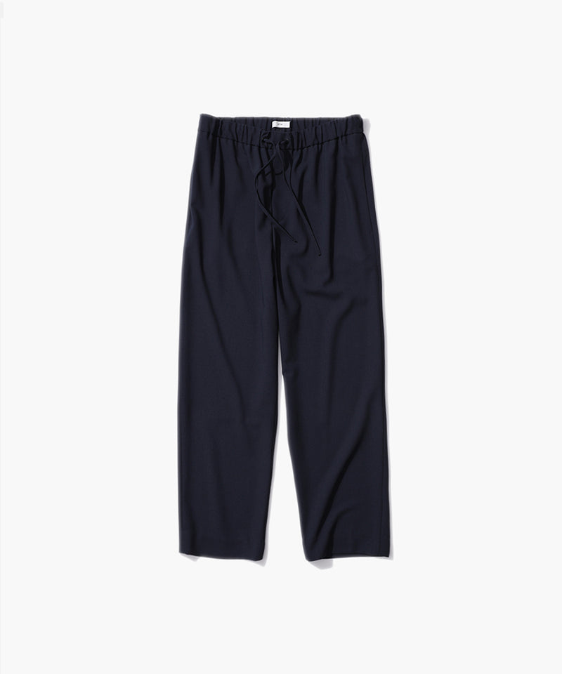 WOOL OXFORD | TAPERED EASY PANTS